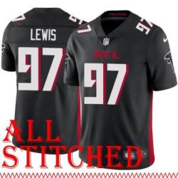 Black Home Trey Lewis Jersey Atlanta Falcons #97