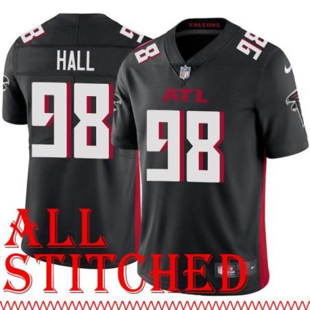 Black Home Travis Hall Jersey Atlanta Falcons #98