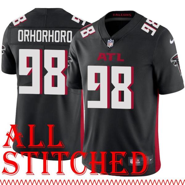 Black Home Ruke Orhorhoro Jersey Atlanta Falcons #98