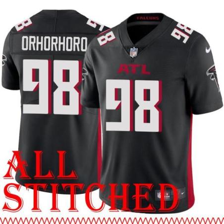 Black Home Ruke Orhorhoro Jersey Atlanta Falcons #98