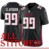 Black Home Adrian Clayborn Jersey Atlanta Falcons #99