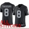 Black Home Marques Tuiasosopo Jersey Oakland LV Raiders #8