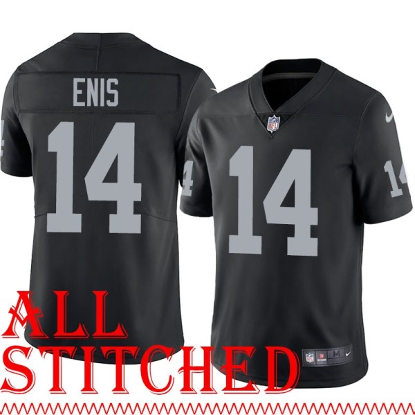 Black Home Hunter Enis Jersey Oakland LV Raiders #14