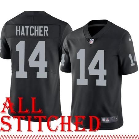 Black Home Keon Hatcher Jersey Oakland LV Raiders #14