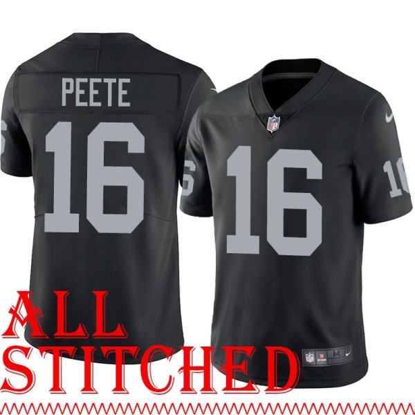 Black Home Rodney Peete Jersey Oakland LV Raiders #16