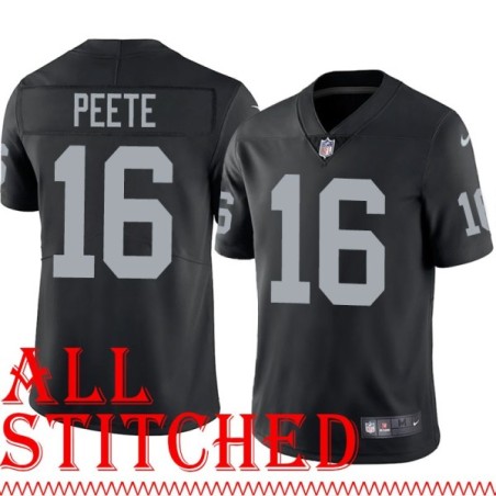 Black Home Rodney Peete Jersey Oakland LV Raiders #16