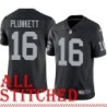 Black Home Jim Plunkett Jersey Oakland LV Raiders #16