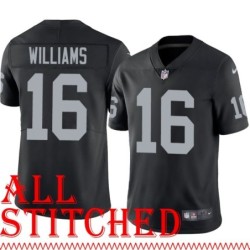 Black Home Tyrell Williams Jersey Oakland LV Raiders #16