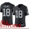 Black Home Andre Holmes Jersey Oakland LV Raiders #18