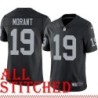 Black Home Johnnie Morant Jersey Oakland LV Raiders #19