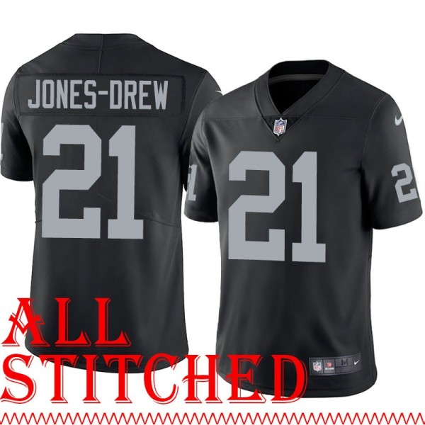 Black Home Maurice Jones-Drew Jersey Oakland LV Raiders #21