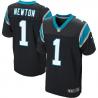 [NEW,Elite] Cam Newton Football Jersey -Carolina #1 NEW Football Jersey(Black)