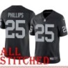 Black Home Irvin Phillips Jersey Oakland LV Raiders #25