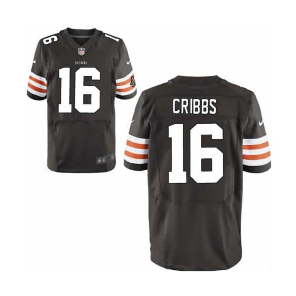 [NEW,Elite] Josh Cribbs Football Jersey -Cleveland #16 NEW Football Jersey(Brown)