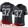 Black Home Tyree Gillespie Jersey Oakland LV Raiders #37