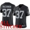 Black Home Jacque MacKinnon Jersey Oakland LV Raiders #37