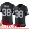 Black Home Brittain Brown Jersey Oakland LV Raiders #38