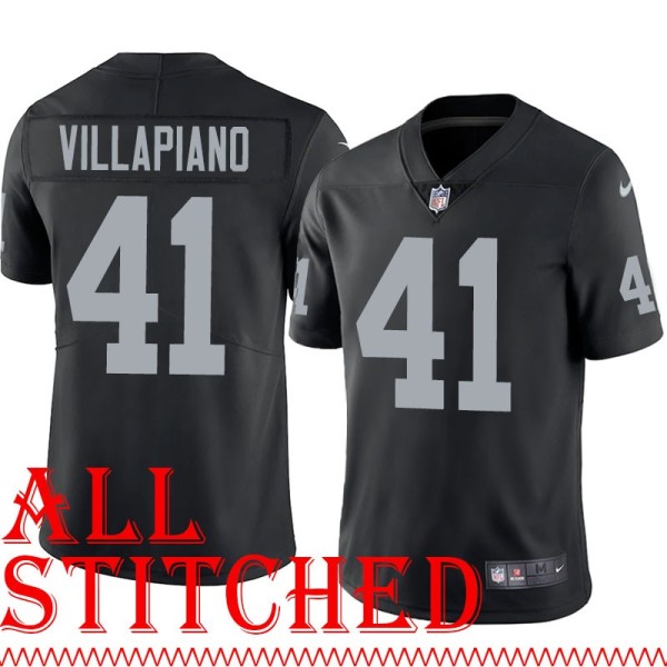 Black Home Phil Villapiano Jersey Oakland LV Raiders #41