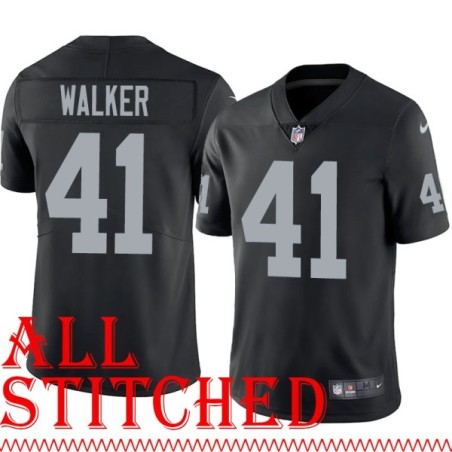 Black Home Fulton Walker Jersey Oakland LV Raiders #41