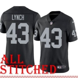 Black Home Lorenzo Lynch Jersey Oakland LV Raiders #43