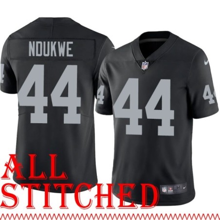 Black Home Nedu Ndukwe Jersey Oakland LV Raiders #44
