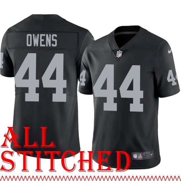 Black Home Burgess Owens Jersey Oakland LV Raiders #44