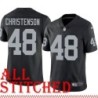 Black Home Brad Christenson Jersey Oakland LV Raiders #48
