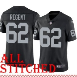 Black Home Shawn Regent Jersey Oakland LV Raiders #62