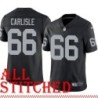 Black Home Cooper Carlisle Jersey Oakland LV Raiders #66