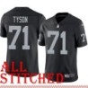 Black Home Dick Tyson Jersey Oakland LV Raiders #71