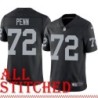 Black Home Donald Penn Jersey Oakland LV Raiders #72