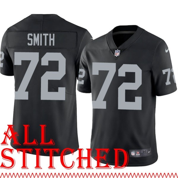 Black Home Hal Smith Jersey Oakland LV Raiders #72