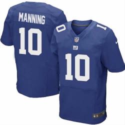 [NEW,Elite] Eli Manning Football Jersey -NY-G #10 NEW Football Jersey(Blue)