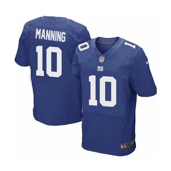 [NEW,Elite] Eli Manning Football Jersey -NY-G #10 NEW Football Jersey(Blue)