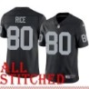 Black Home Jerry Rice Jersey Oakland LV Raiders #80
