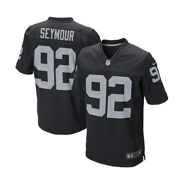 [NEW,Elite] Richard Seymour Football Jersey -Oakland #92 NEW Football Jersey(Black)