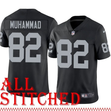 Black Home Calvin Muhammad Jersey Oakland LV Raiders #82
