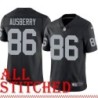 Black Home David Ausberry Jersey Oakland LV Raiders #86