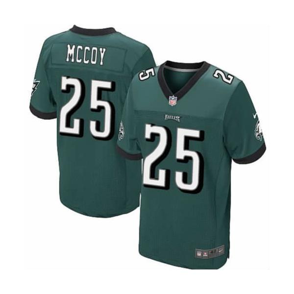 [Elite] LeSean McCoy Football Jersey Philadelphia 25 Jersey(Green)