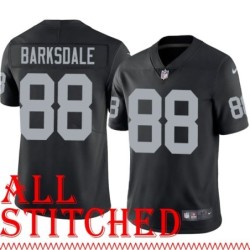 Black Home Rod Barksdale Jersey Oakland LV Raiders #88