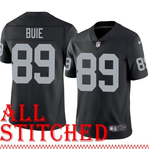 Black Home Drew Buie Jersey Oakland LV Raiders #89