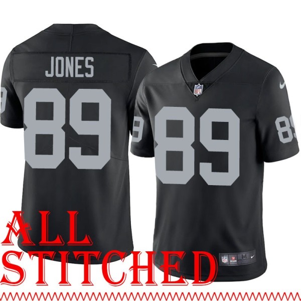Black Home James Jones Jersey Oakland LV Raiders #89