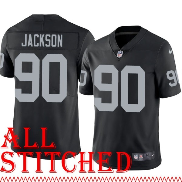 Black Home Grady Jackson Jersey Oakland LV Raiders #90