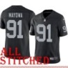 Black Home Benson Mayowa Jersey Oakland LV Raiders #91