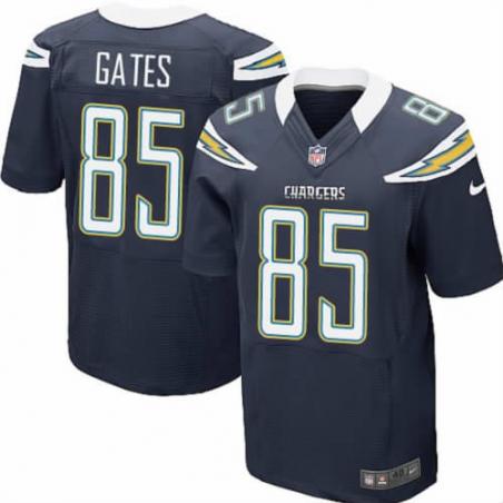 [NEW,Elite] Antonio Gates Football Jersey -San Diego #85 NEW Football Jersey(Navy)