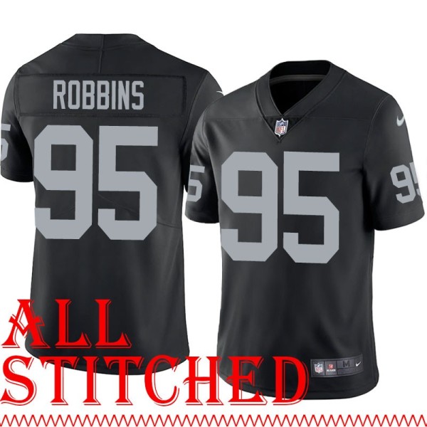 Black Home Austin Robbins Jersey Oakland LV Raiders #95