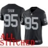Black Home Josh Shaw Jersey Oakland LV Raiders #95