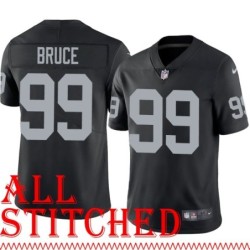 Black Home Aundray Bruce Jersey Oakland LV Raiders #99