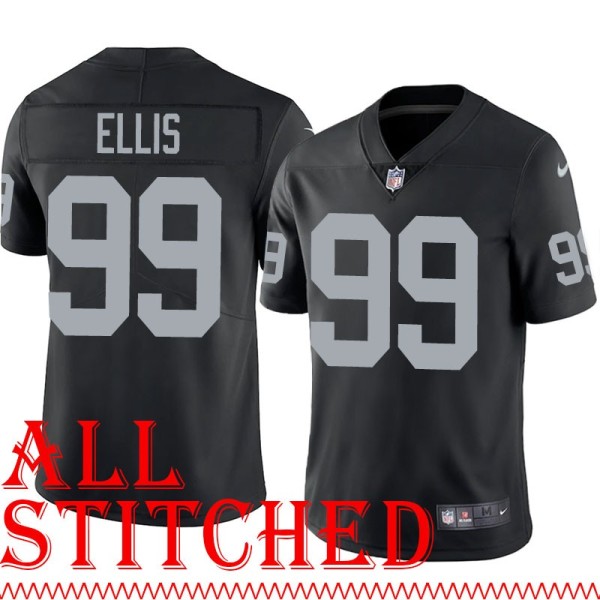 Black Home Greg Ellis Jersey Oakland LV Raiders #99