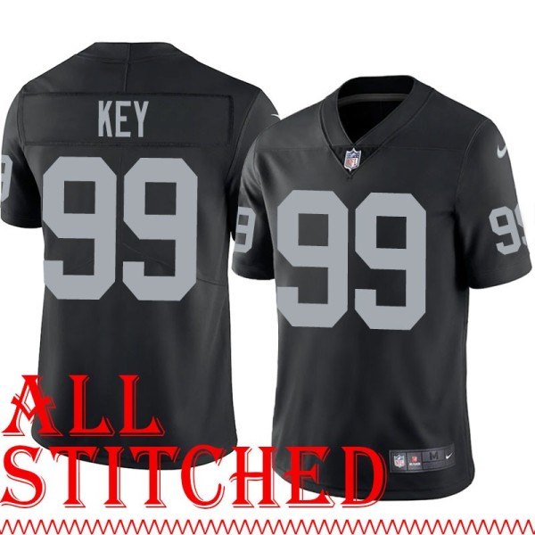 Black Home Arden Key Jersey Oakland LV Raiders #99
